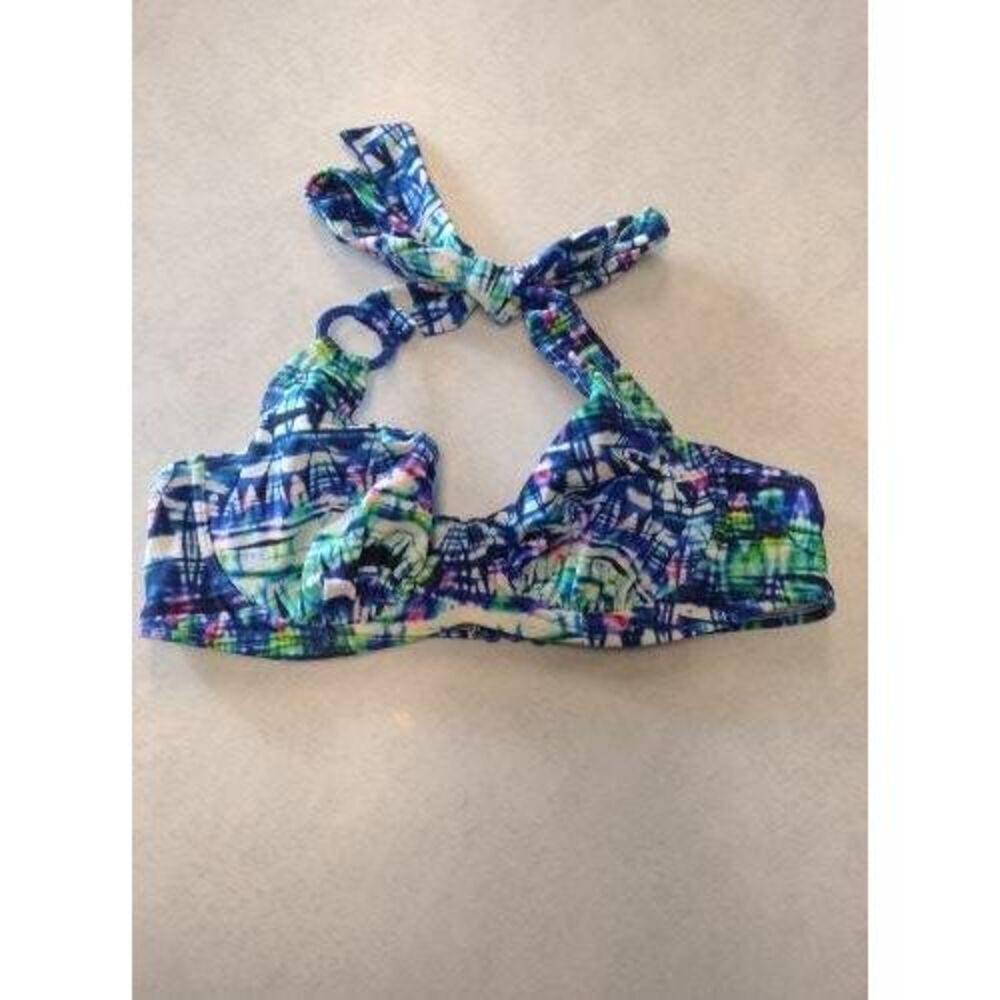 Figleaves Size 34D Halter Bikini Top